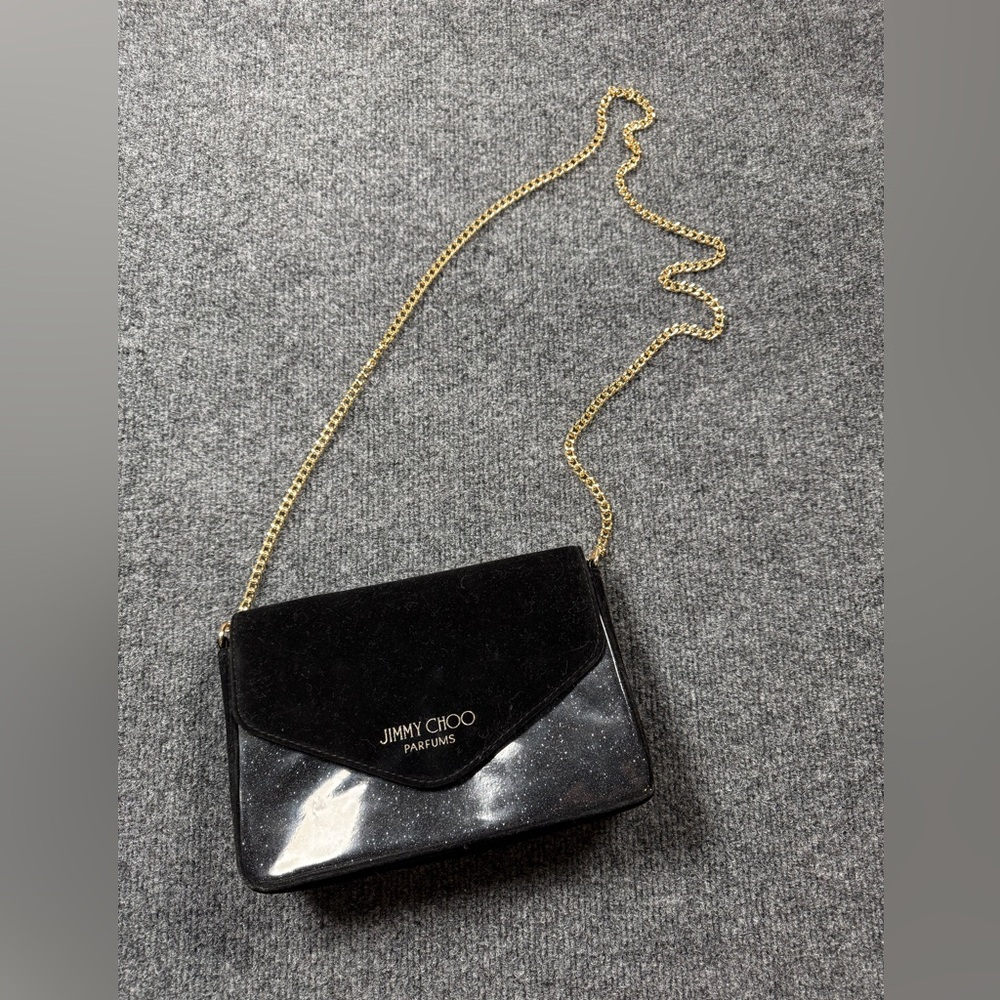 Jimmy Choo Black and Gold Women's Bag